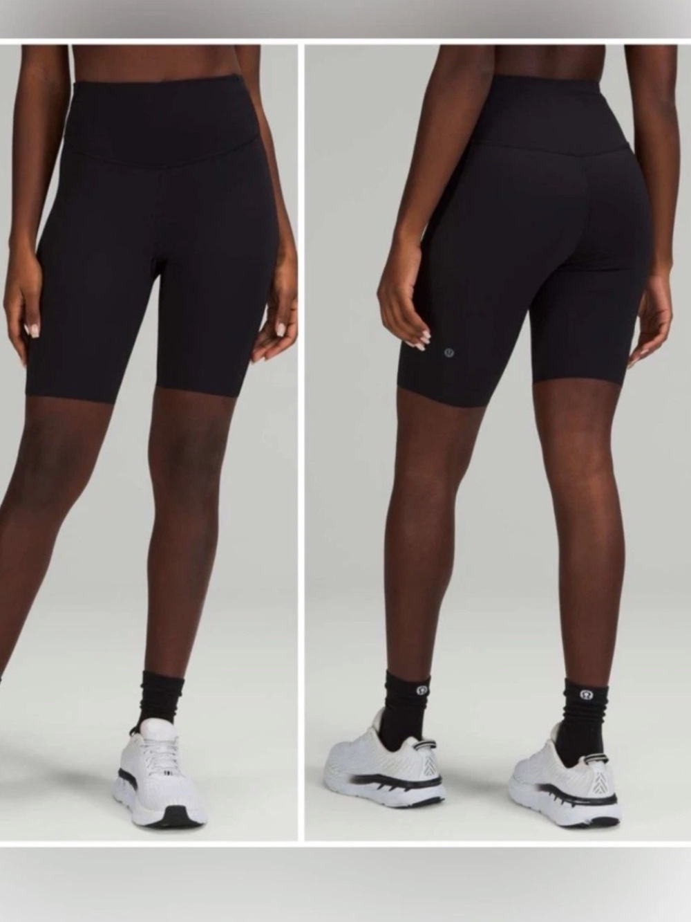 Lululemon Base‎ Pace High-Rise Short 8" Black Size 2 Running Walking Summer